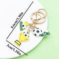 Soccer Charm Keychains in 57 Pictured Variations for Bags and Keys view 9