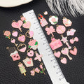 Pink Heart Metal Charms with 39 Listed Options for DIY Jewelry Making view 2