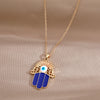 Gold Hamsa Necklace
