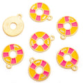 Enamel-Look Decorative Alloy Charms in 10 Styles for Jewelry Crafts view 7