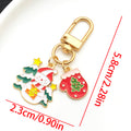 Seventy-Eight-Style Santa Reindeer Snowman and Tree Keychain Collection view 7