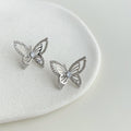 Assorted Silver Multi-Style Zircon Metal Earrings 9 Variants view 11