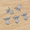 Angel Charms With Detailed Wings In 1 Style For Jewelry Making view 4
