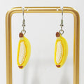 Realistic Banana and Watermelon Drop Earrings with Random Fruit Option view 3