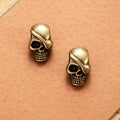 19x12mm Skull Large Hole Alloy Bead