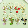 Butterfly Charm Keychains in 35 Pictured Variations for Bags and Keys view 2