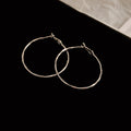 Silver Tone Textured Hoop Earrings in Three Sizes Decorative Jewelry view 8