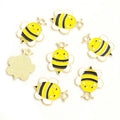 Bee and Honeycomb Enamel Charm Collection for Jewelry Making view 3
