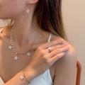 Thirteen Four Piece Necklace Bracelet Ring and Earring Sets view 11