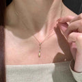 Gold Tone Pendant Necklace 10 Styles Teardrop Horse Cross view 3