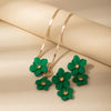 Green Floral Set