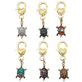 Starfish, Shell and Mermaid Charm Keychains Featuring Turtle Across 36 Pictured Variations view 5