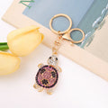 Rhinestone Turtle Keychain Metal Sea Tortoise Bag Charm view 8
