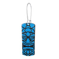 Silver Tone Printed Acrylic Long Face Mask Kidney Wire Earrings in Five Colors view 5