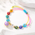 Assorted Bead Stretch Bracelets with Evil Eye Charms view 6