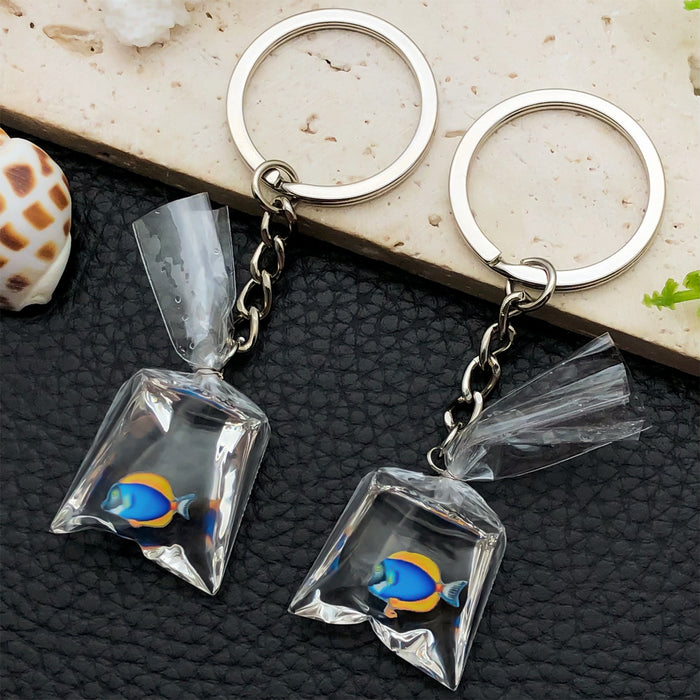 Nineteen Mini Fish Keychains and Phone Strap Charms