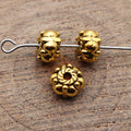 Floral Ring Small Hole Spacer Bead for Jewelry Making view 2
