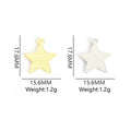 Colorful Enamel Star Charms in Solid and Open Outline Styles view 3