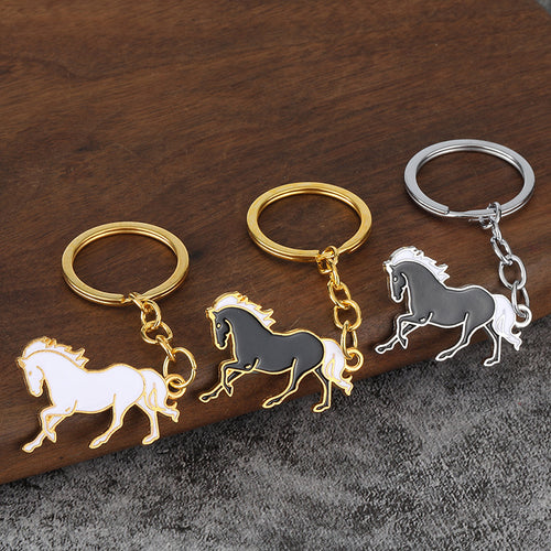 Ford Bronco Horse Emblem Zinc Alloy Keychain Gift Accessory