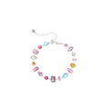 Multicolor Geometric Crystal Necklace Bracelet Earrings view 5