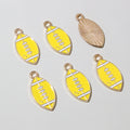 Colorful Enamel Football Alloy Charms for Jewelry Making view 10