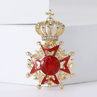 Crown Medal shown from the front