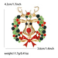 Multicolor Deer Brooch In 1 Style With Polished Metal And Decorative Details view 6
