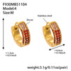 F930 Red-Medium Earrings