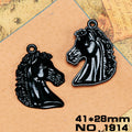 Black Alloy Animal Charm Assortment in Ten Designs view 8