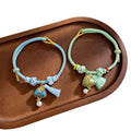 Woven Cord Zongzi Charm Tassel Bracelets Four Colors view 5