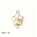 Ten Gold Tone Ocean Heart Butterfly Pendants And Bikini Clasps view 11