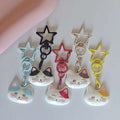 Lucky Cat Star-Clasp Charms in Five Color Variants view 1