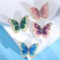 Translucent Enamel Butterfly Brooch in Four Gradient Colors view 3