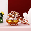 Treasure Bowl, Fortune Pouch and Mixed Auspicious Charm Keychains view 7