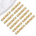 Rose Gold-Tone Faceted Tube Metal Beads with 12 Listed Options view 9