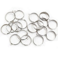 Stainless Steel Open Ring Components with Small Attachment Loops view 1