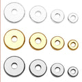 Flat Wheel Shape Metal Spacer Discs Jewelry Findings view 5