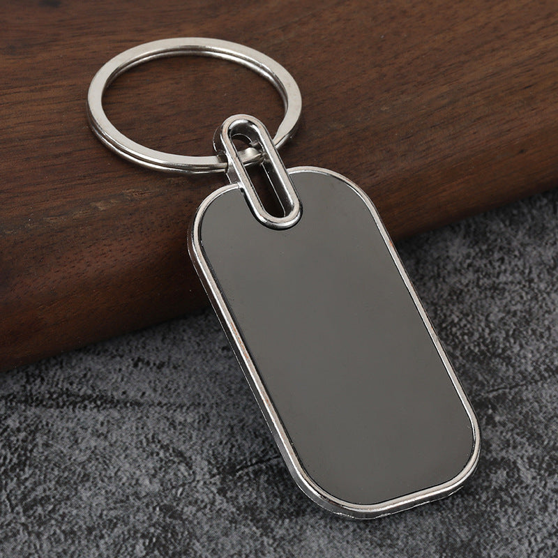 Blank Sublimation Metal Bottle Opener Keychain for DIY Heat Transfer