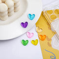 Color Note Glossy Heart Shaped DIY Phone Case Components view 3
