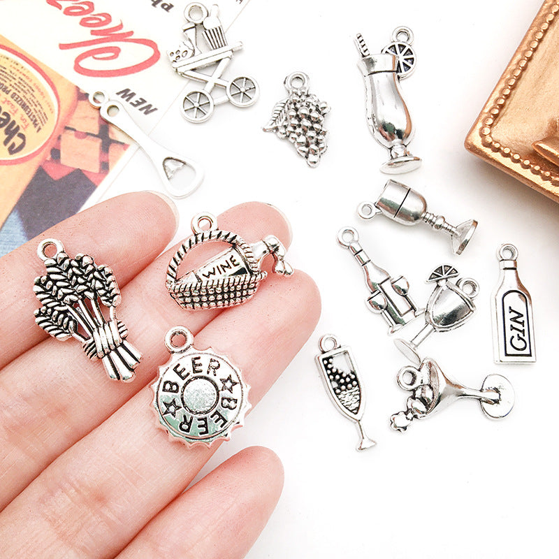 Antique Zinc Alloy Charm Pendants Style 2818