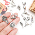 Metallic Wine Glass Metal Charms with 13 Listed Options view 4