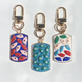 Enamel Multi Eye Dog Tag Keychains Lobster Clasp 4 Styles view 1