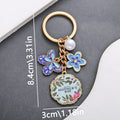 Mother's Day Floral Keychains and Charm Set in 25 Options view 7