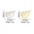 Enamel Heart Butterfly Jewelry Components For DIY Earrings And Bracelets Charms view 4