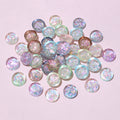 Assorted Round Resin Cabochons in Ten Color and Pattern Mixes view 9