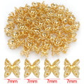 Three Shape Double Layer Metal Bead Caps Jewelry Findings view 7