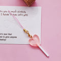 Translucent Heart Lollipop Phone Strap Charms in Six Colors view 10