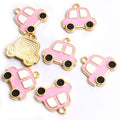 Enamel Car Charms in Five Colors and Two Metal Tones view 7