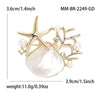 Gold Sea Brooch