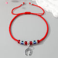 Red Braided Cord Evil Eye Animal and Symbol Charm Bracelets view 10